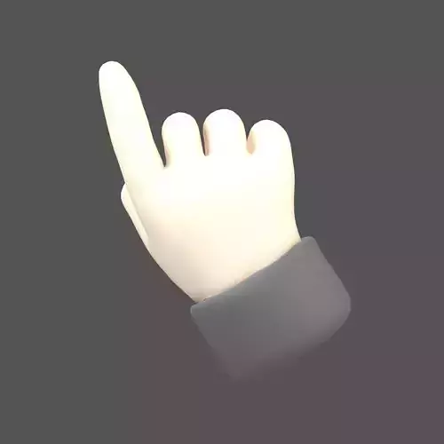 Hand Finger Pointing Icon v1 002