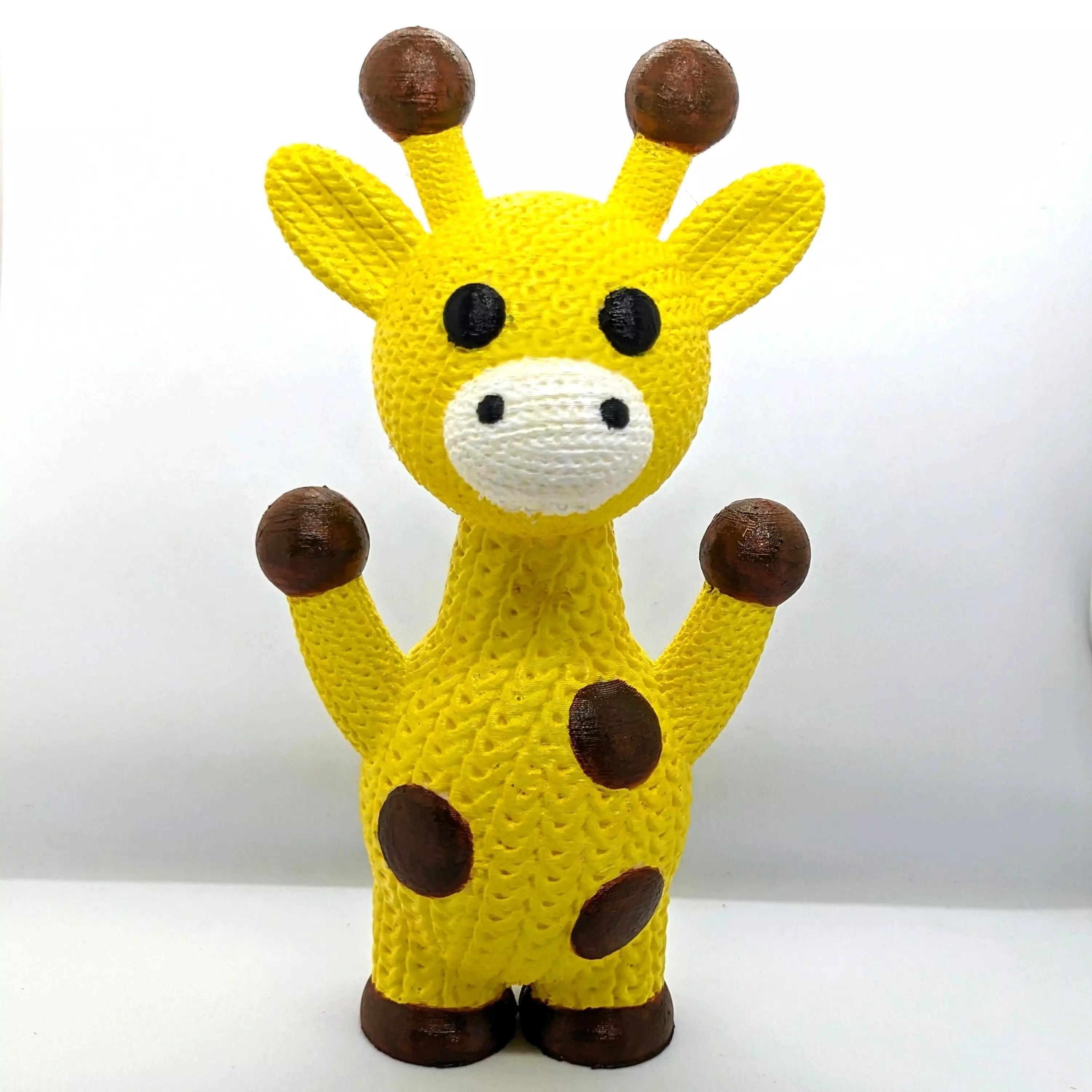 Knitted Giraffe 3D print model_0