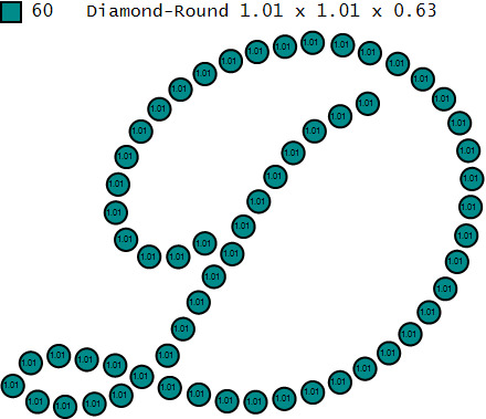 Abstract Gold Pendant 3D print model_5