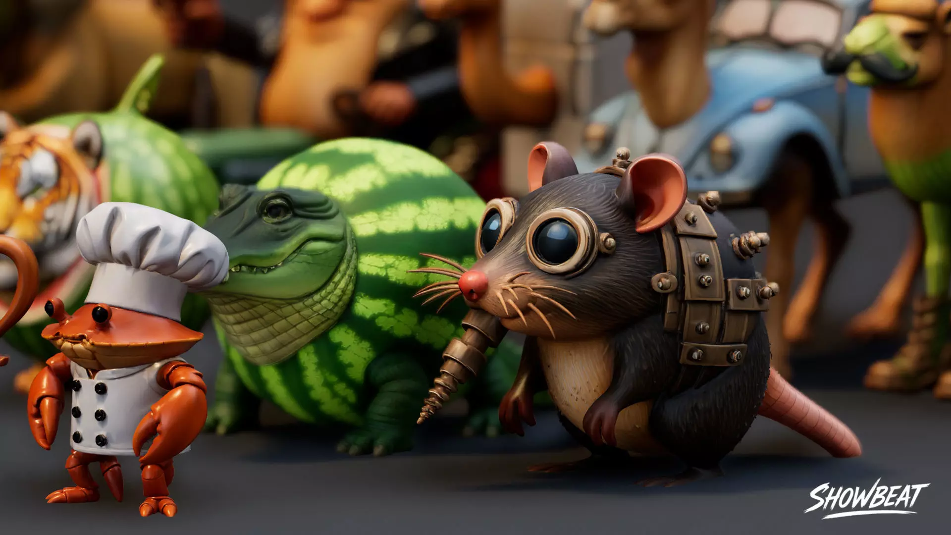 Italian Brainrot Pack VOL2 Low-poly 3D model_3