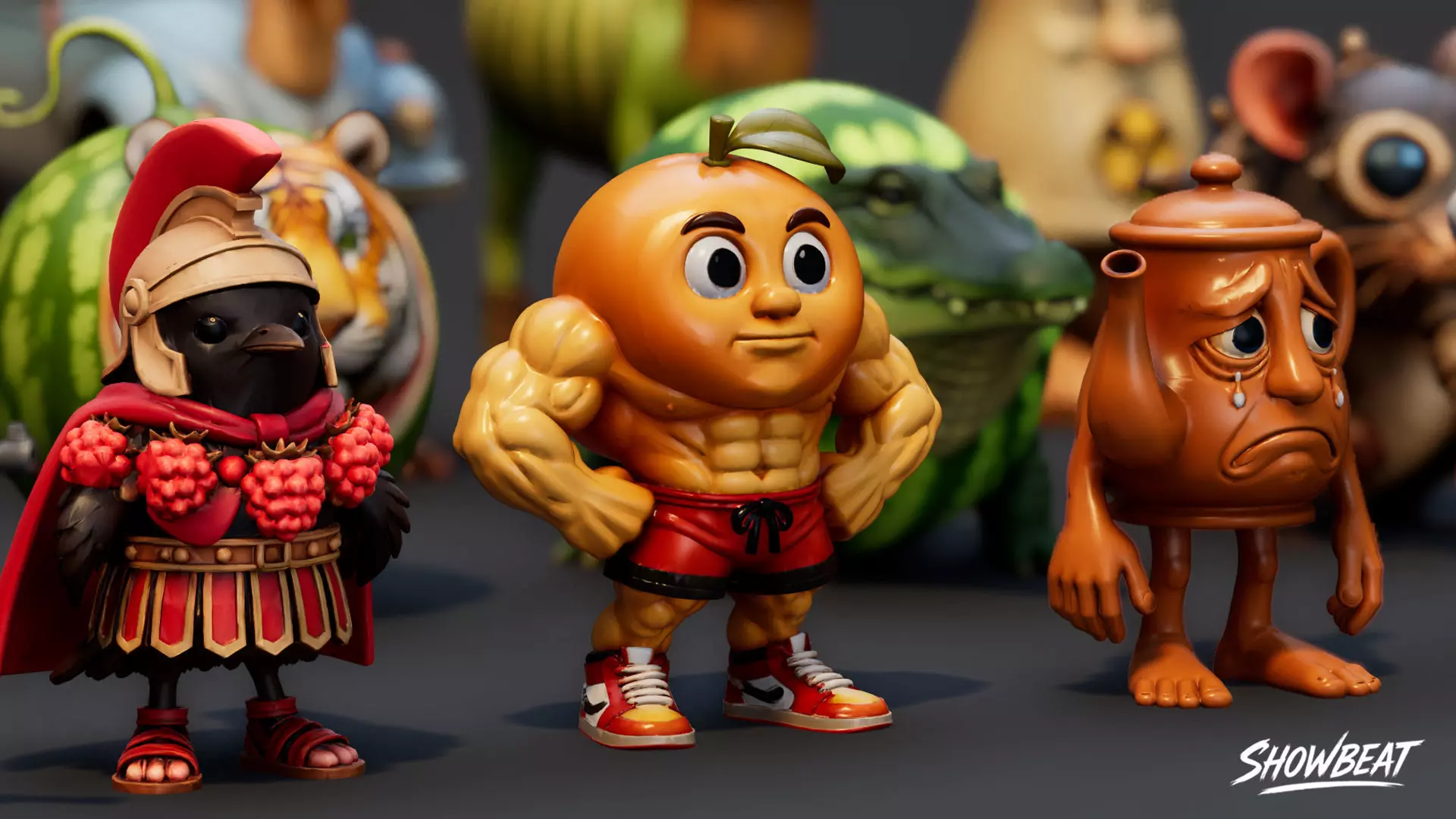 Italian Brainrot Pack VOL2 Low-poly 3D model_4