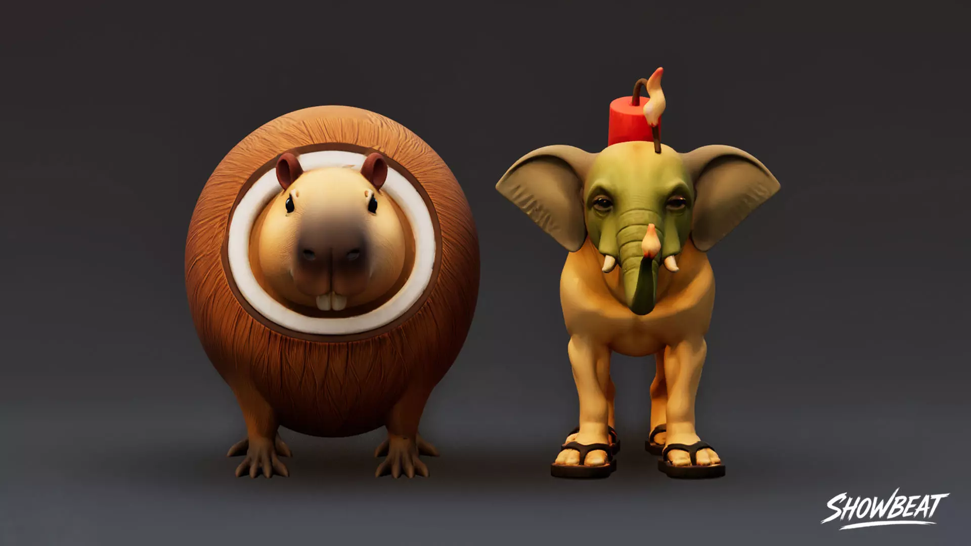 Italian Brainrot Pack VOL2 Low-poly 3D model_14