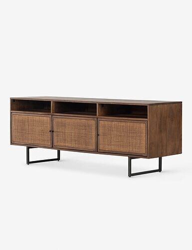 Wooden Console Table  3D model