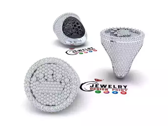 Custom Crown Ring - Championship Diamond Ring 