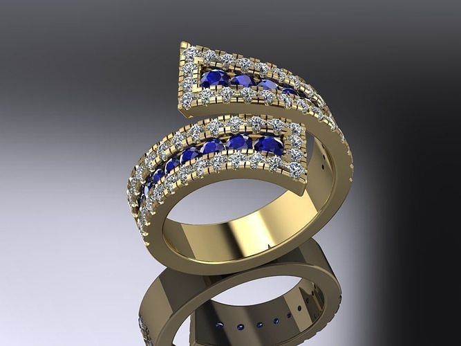 Jewelry Ring Gold 3D print model