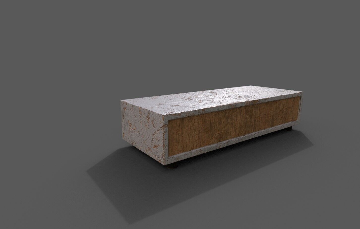 Set Old Modern Furniture 3D Model Low-poly 3D model_23