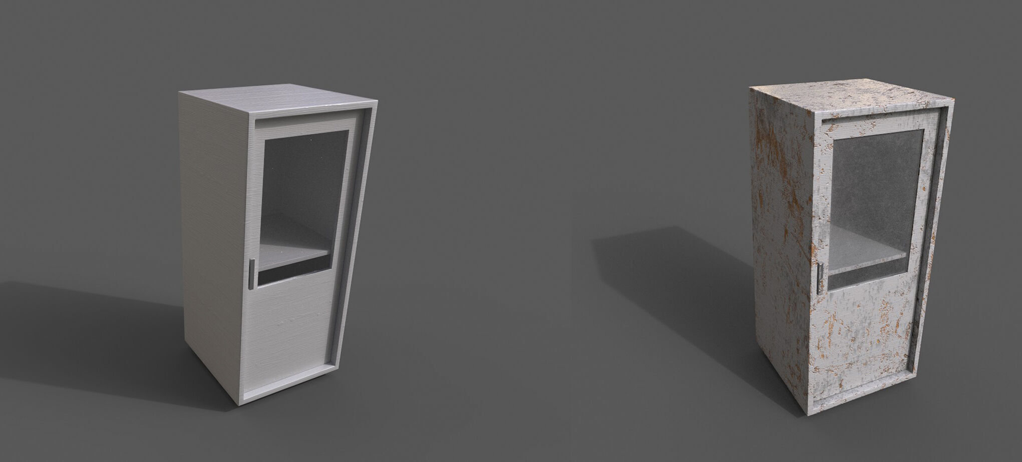 Set 2 Modern Furniture 3D Model Low-poly 3D model_3