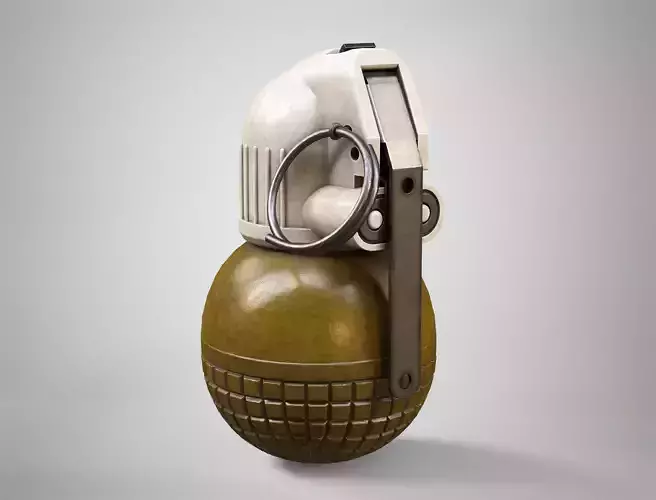 RGO Hand Grenade AAA Game Ready Low-poly 3D model