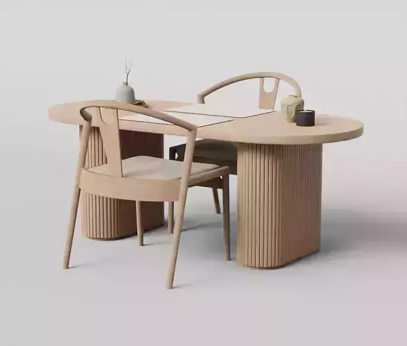 Minimal dining set