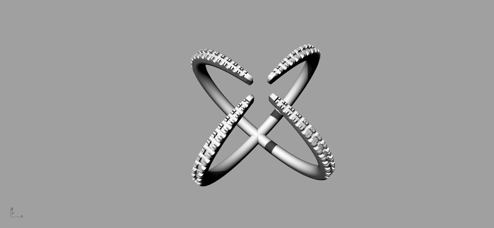 Jewelry Ring Gold 3D print model_6