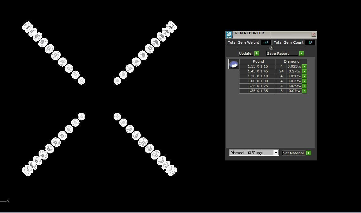 Jewelry Ring Gold 3D print model_3