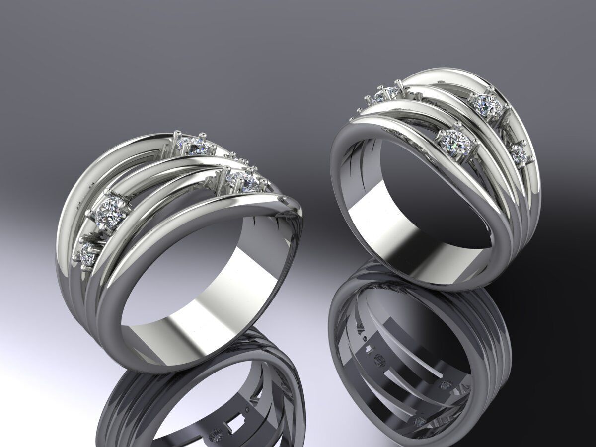 Jewelry Ring Gold 3D print model_1