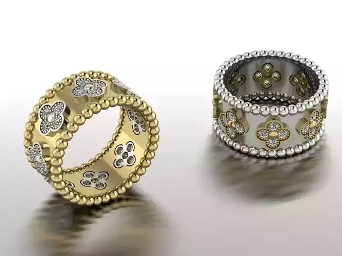 Jewelry Ring Gold Van Cleef 