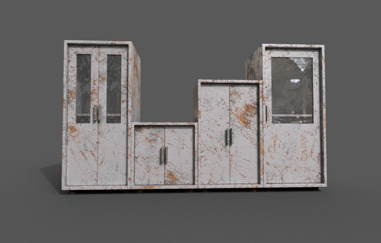 Set 2 Modern Furniture 3D Model Low-poly 3D model_14