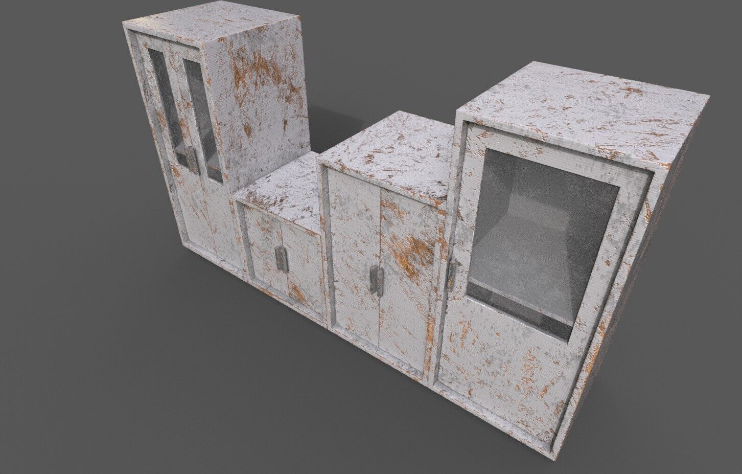 Set 2 Modern Furniture 3D Model Low-poly 3D model_16