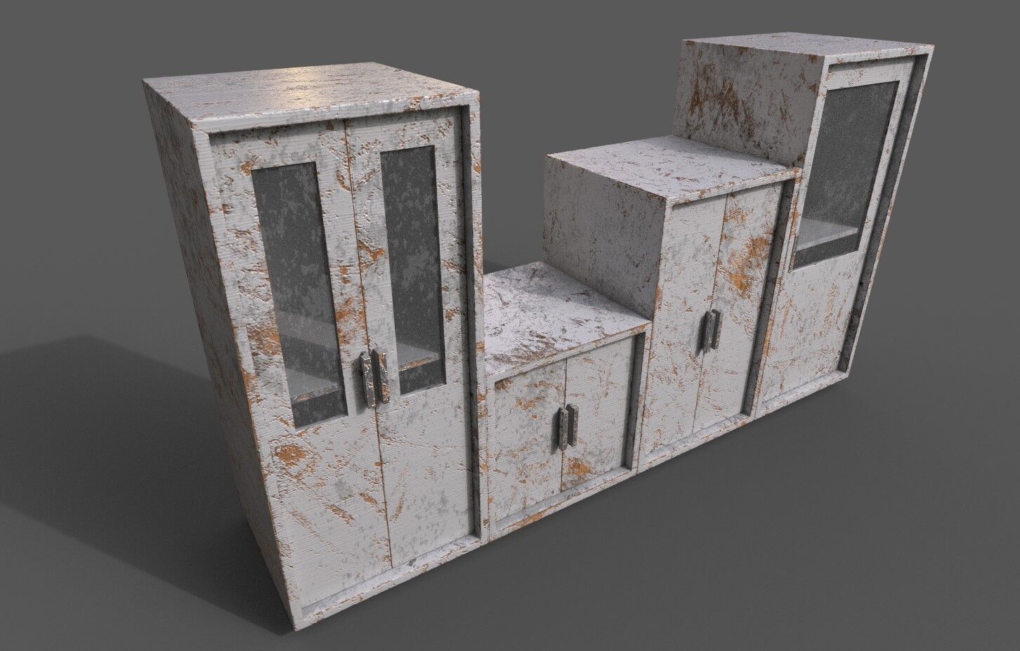 Set 2 Modern Furniture 3D Model Low-poly 3D model_12