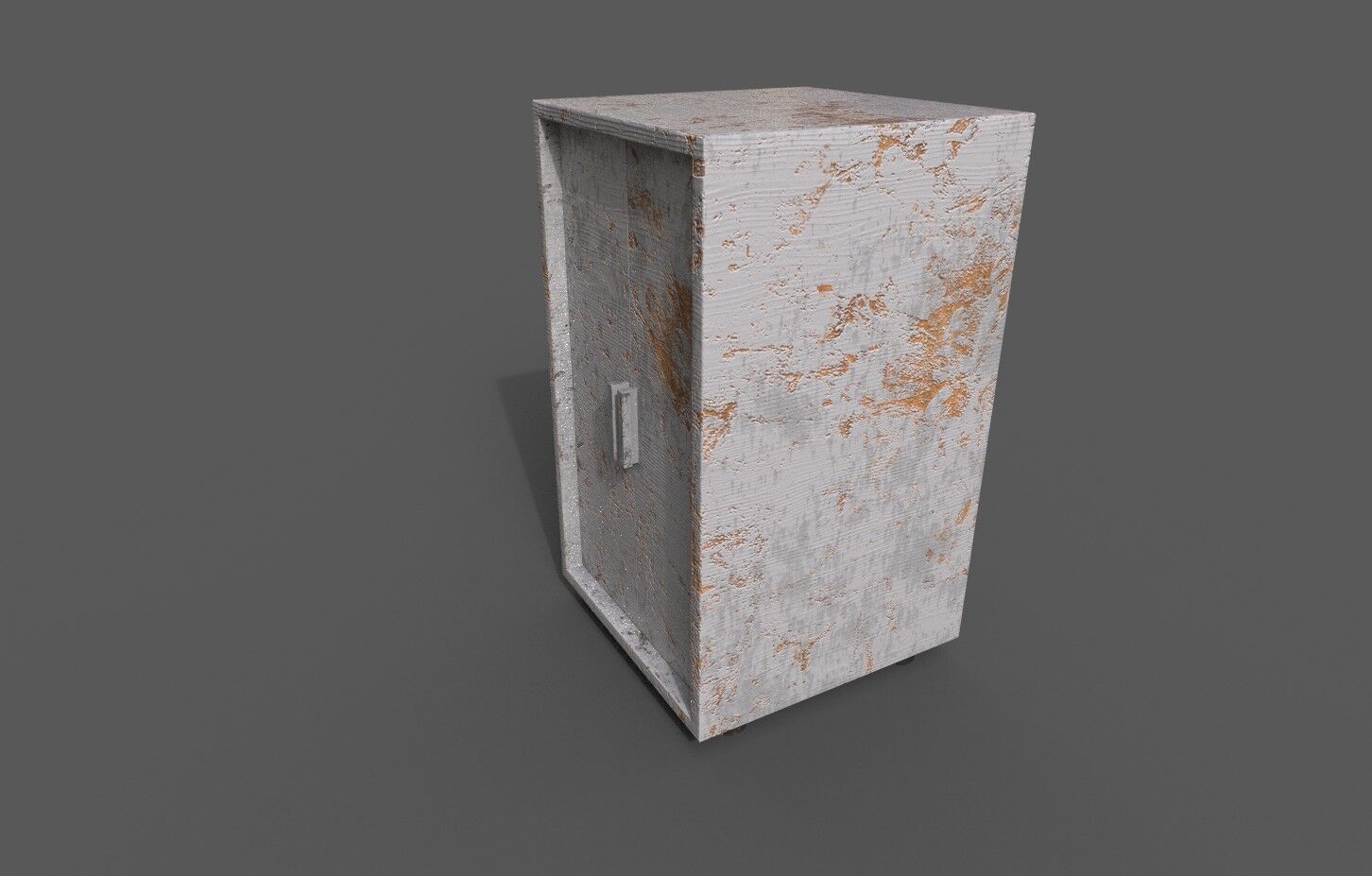 Set Old Modern Furniture 3D Model Low-poly 3D model_3