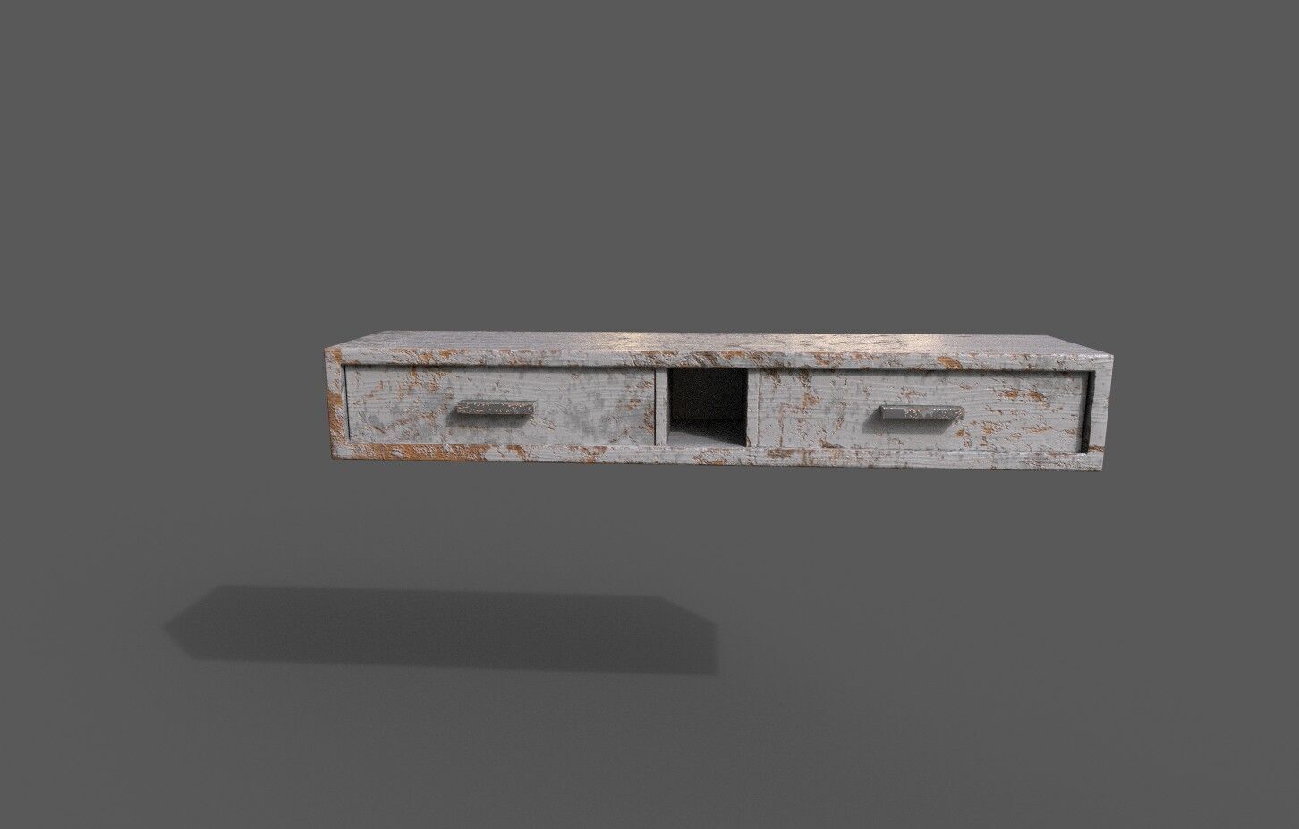 Set Old Modern Furniture 3D Model Low-poly 3D model_44