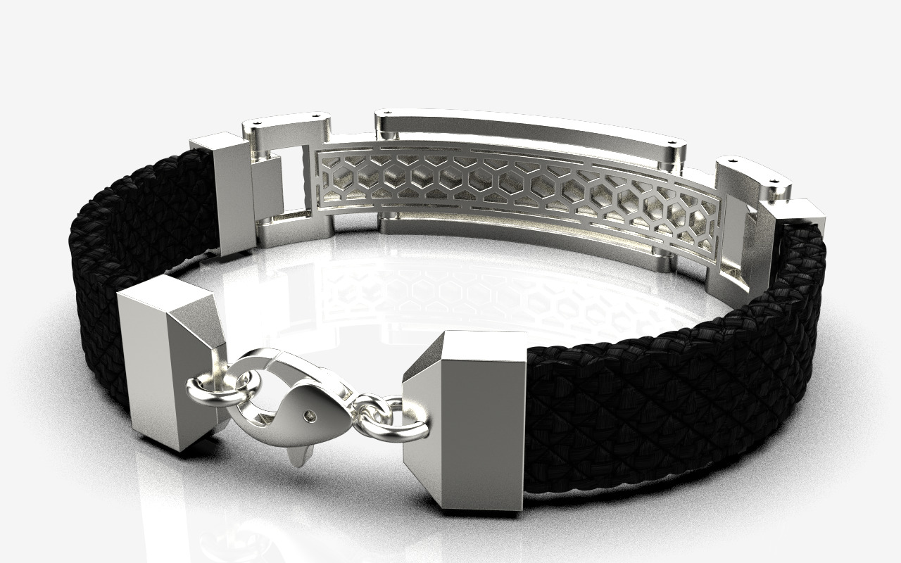 Man bracelet model 1326 3D print model_31