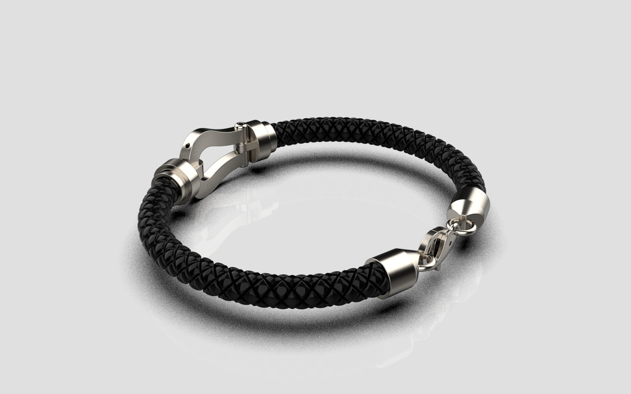 Man bracelet model 1327 3D print model_24