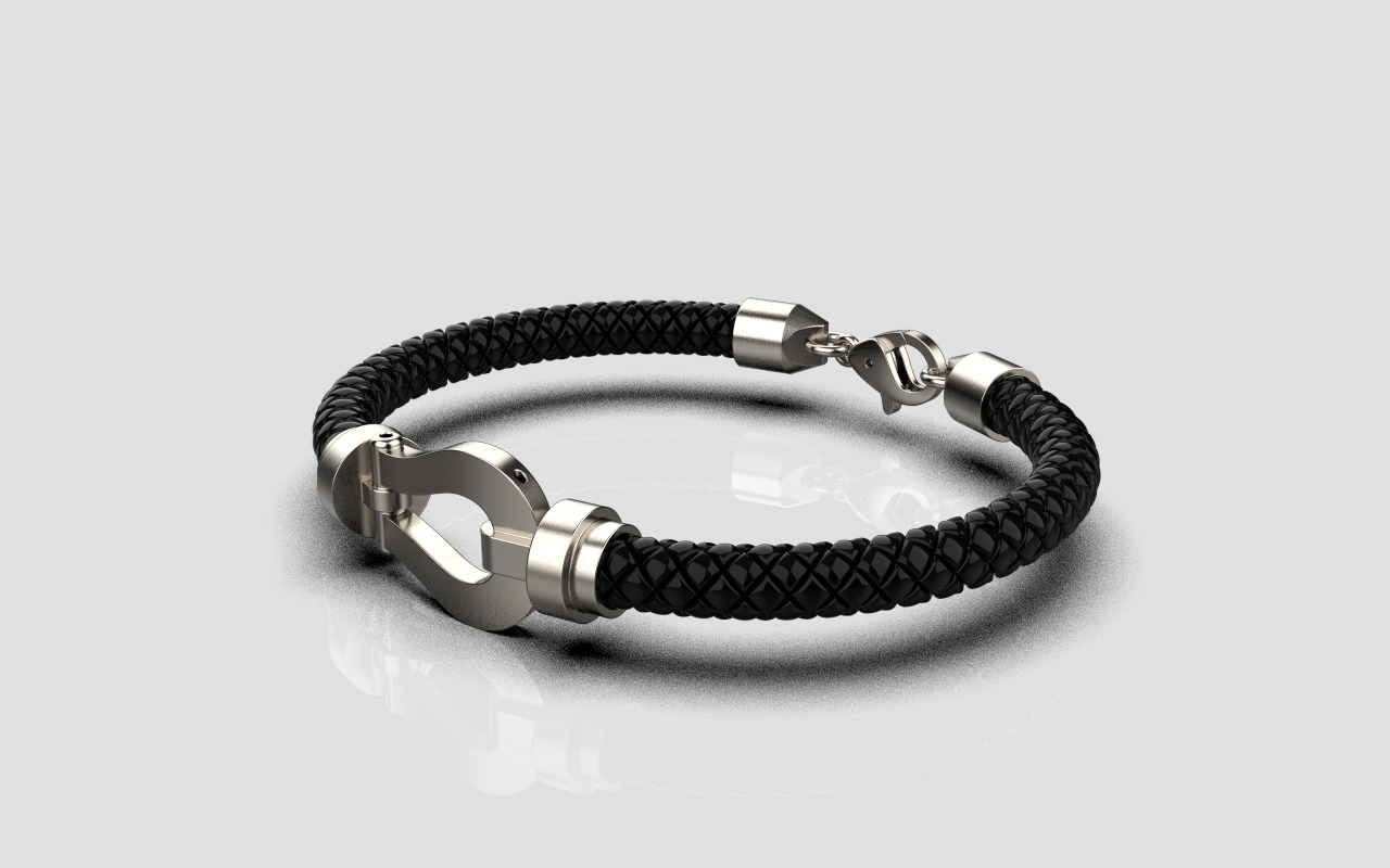 Man bracelet model 1327 3D print model_18