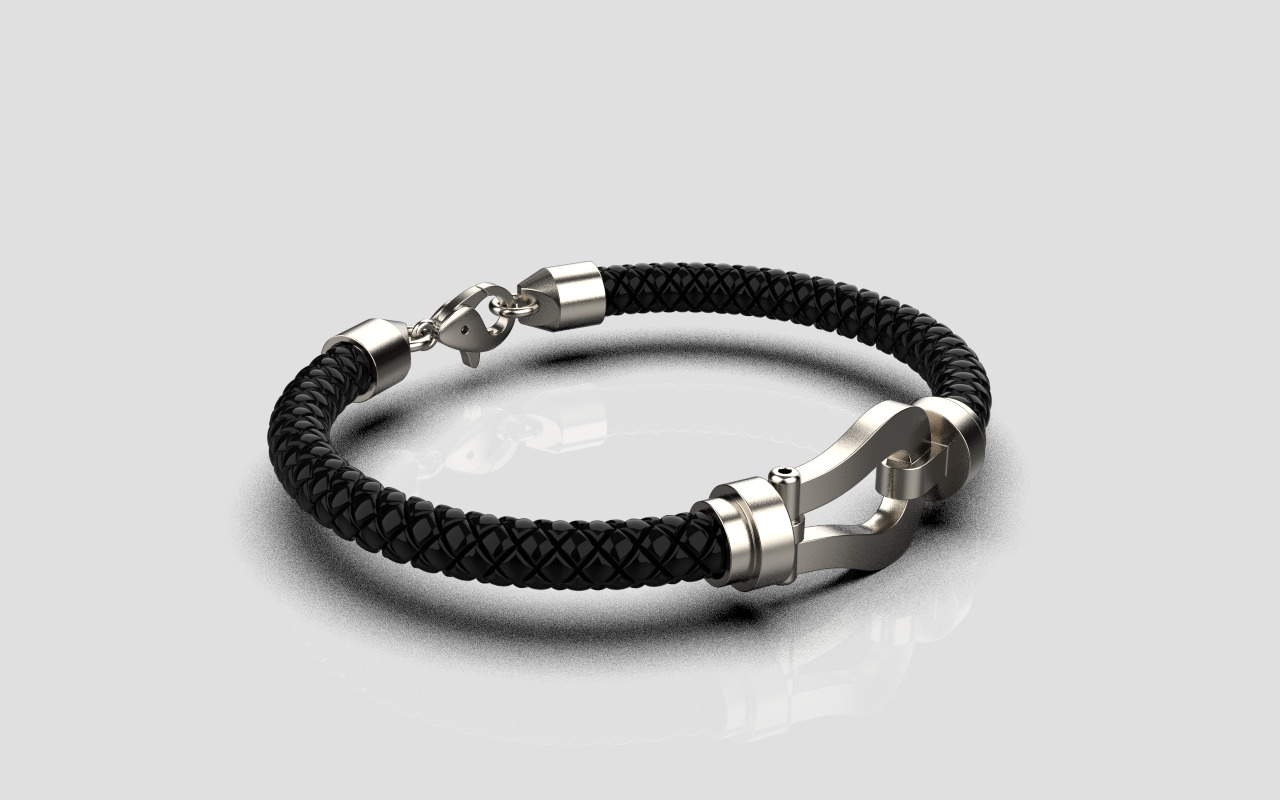 Man bracelet model 1327 3D print model_12