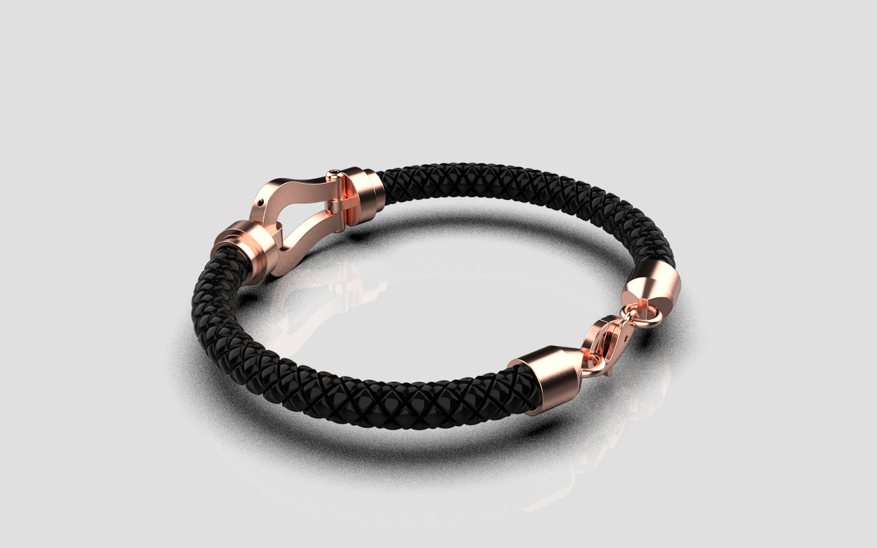 Man bracelet model 1327 3D print model_25