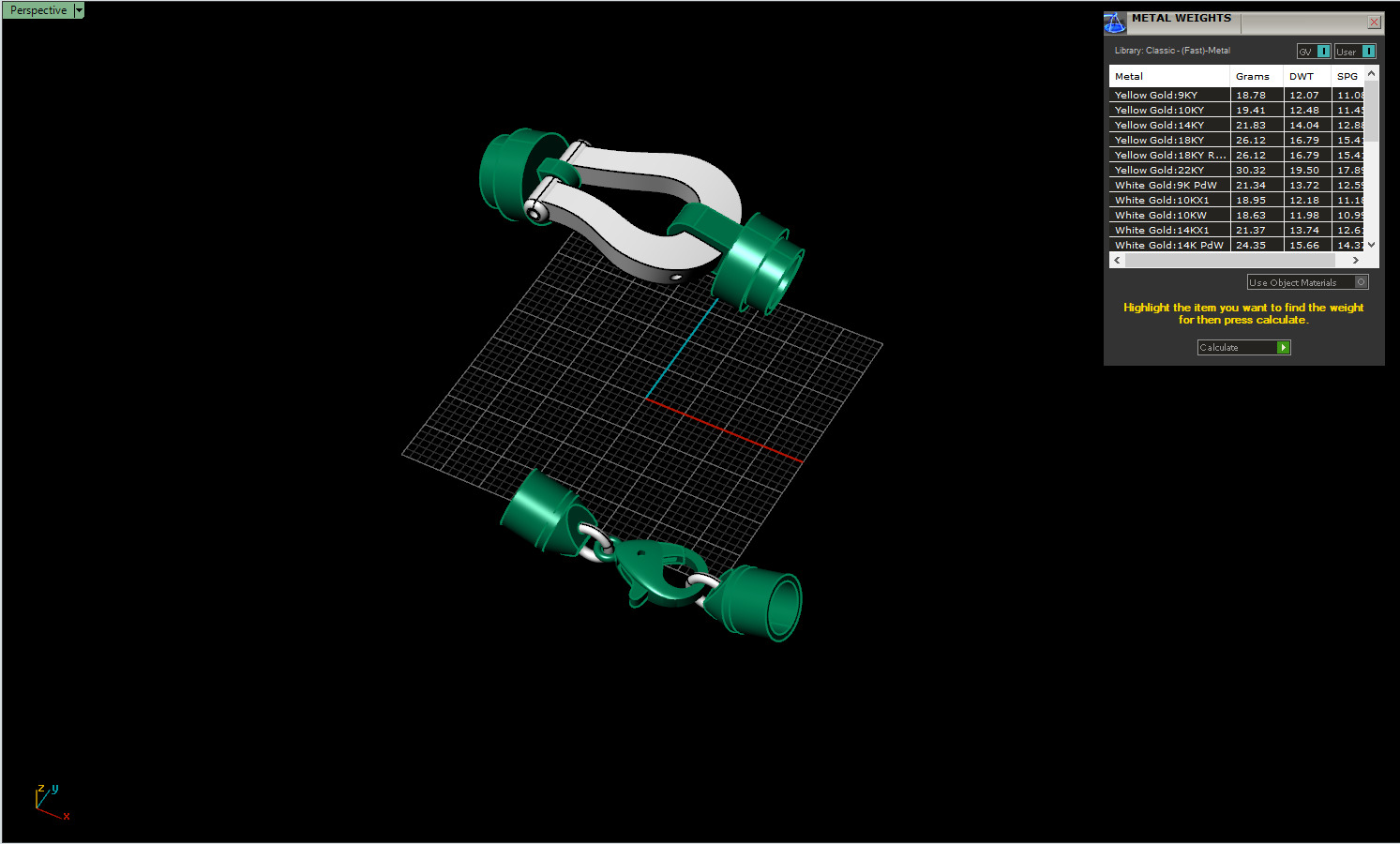 Man bracelet model 1327 3D print model_2