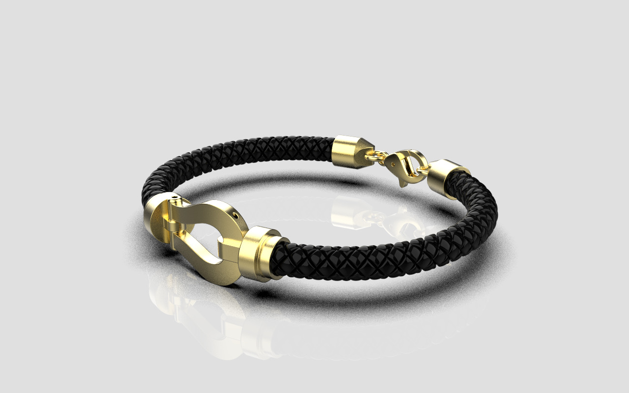 Man bracelet model 1327 3D print model_16