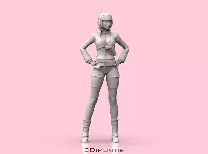 USA Woman Tank Crew WW2