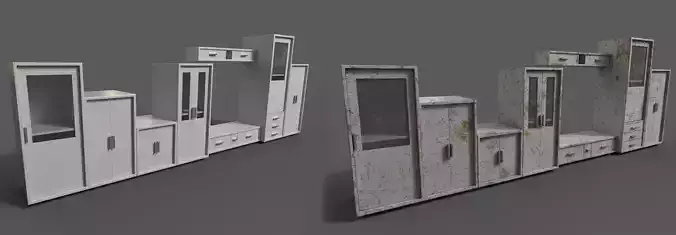 Mega Pack Modern Furniture 3D Model Low-poly 3D model