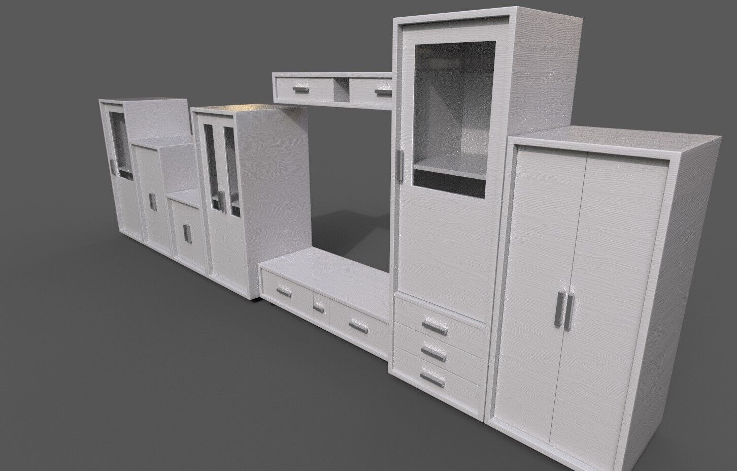 Mega Pack Modern Furniture 3D Model Low-poly 3D model_6