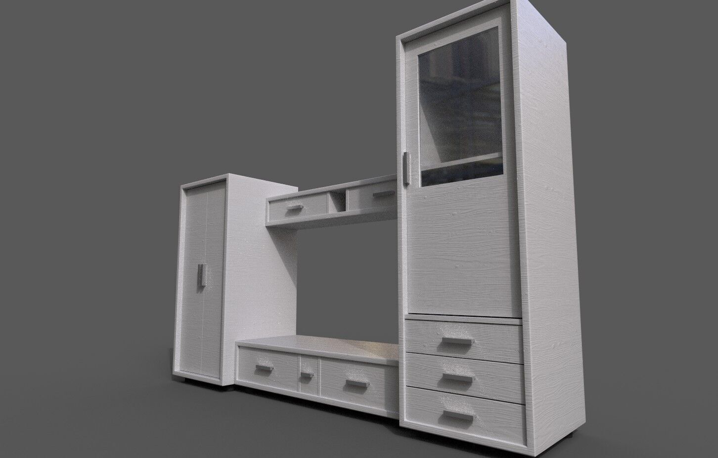 Mega Pack Modern Furniture 3D Model Low-poly 3D model_130