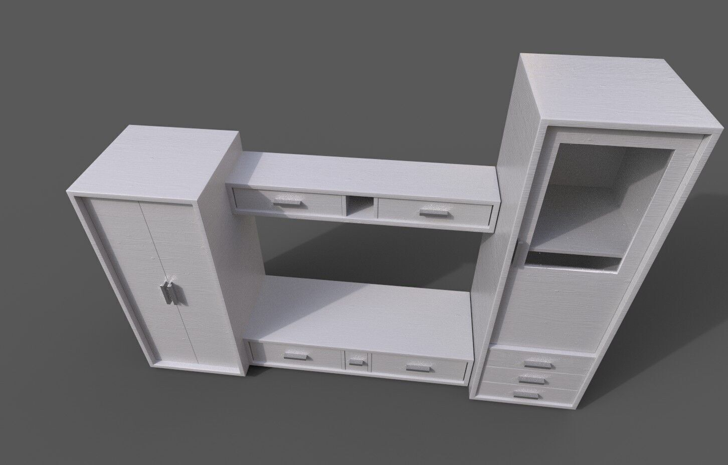 Mega Pack Modern Furniture 3D Model Low-poly 3D model_129