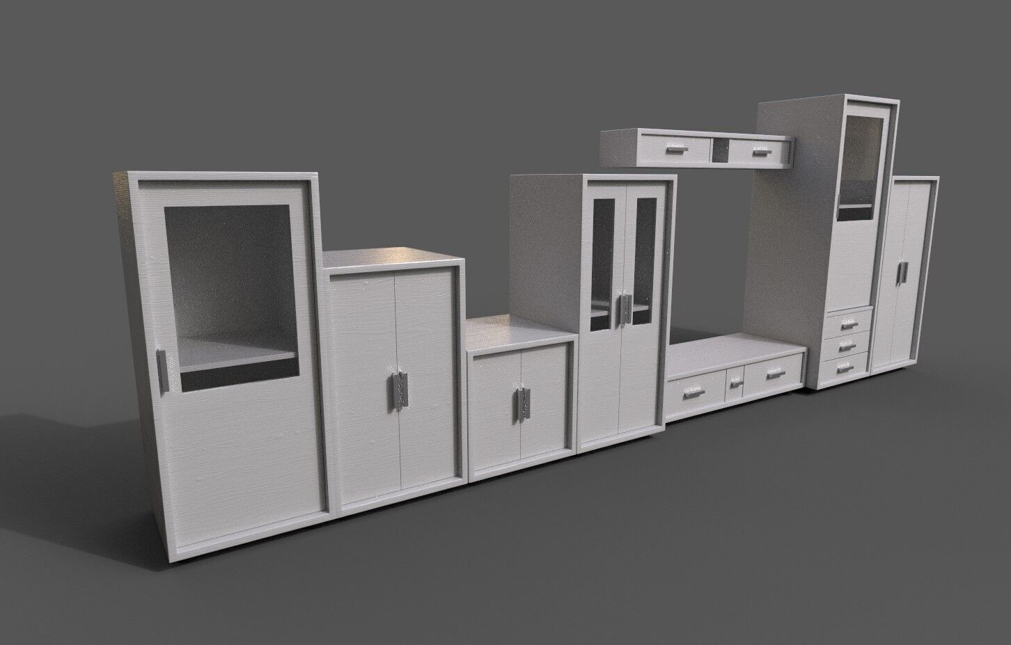 Mega Pack Modern Furniture 3D Model Low-poly 3D model_7