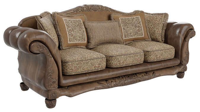 Leather Sofa 3D model