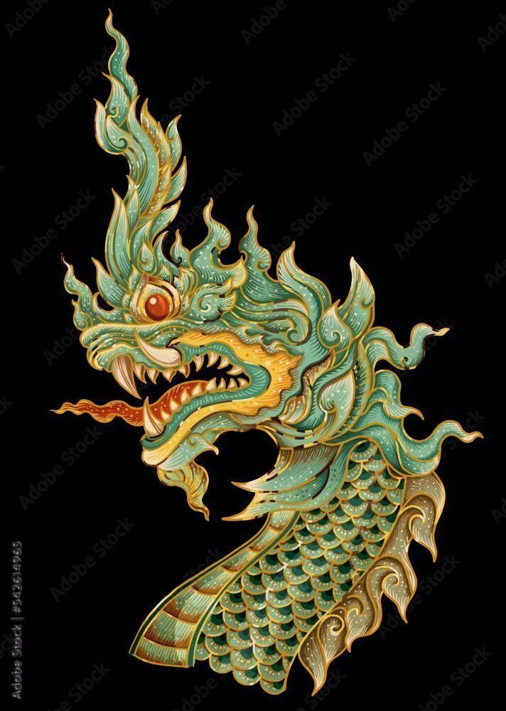 Naga Braceletes Khmer Curlture 3D print model_4