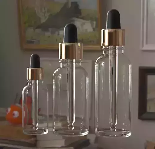 Dropper Bottle 3D Model
