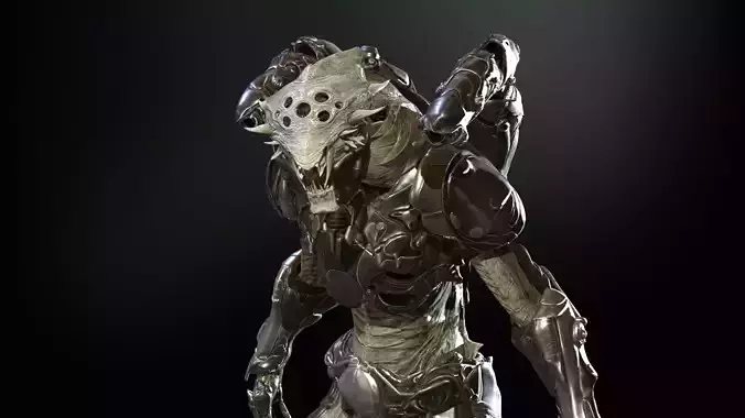 Wasteland Reaper 2 Low-poly 3D model