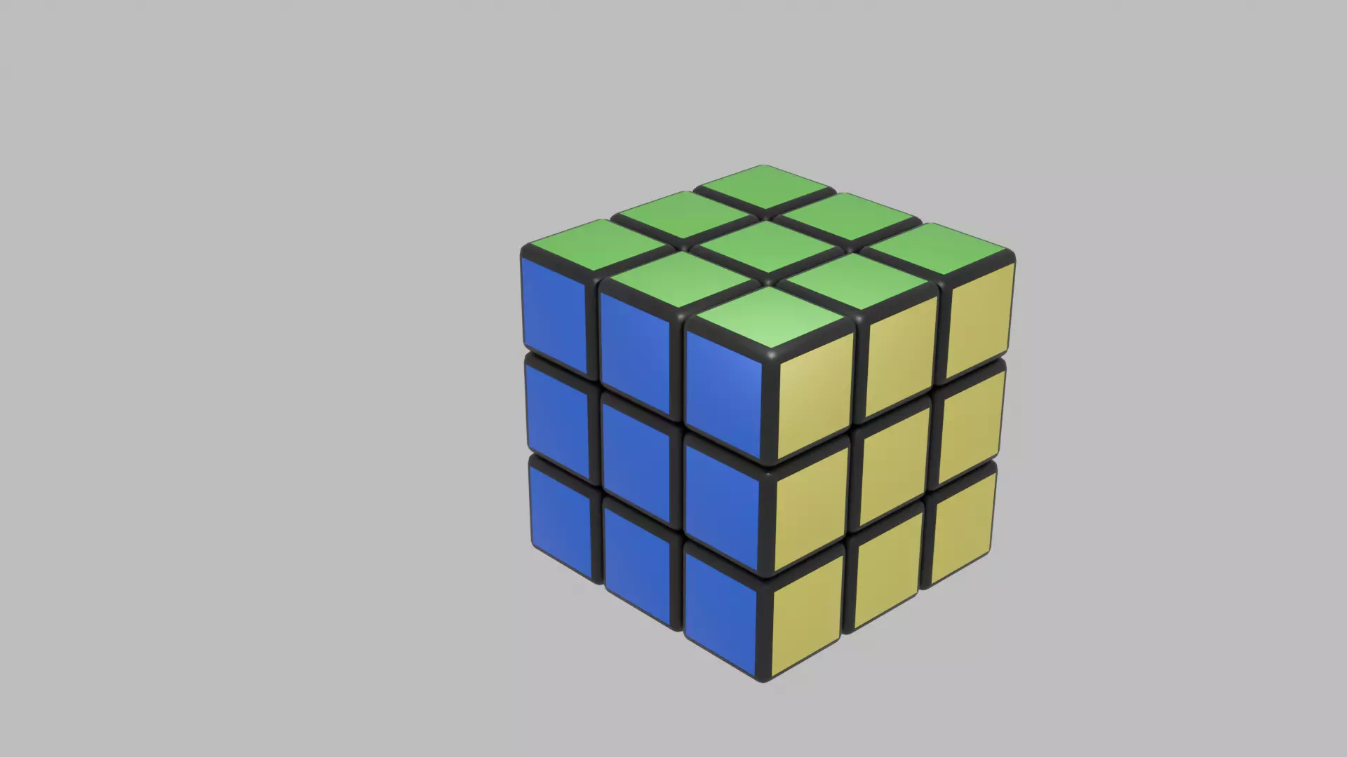 Rubics Cube by 3ddigitalarts Low-poly 3D model_0