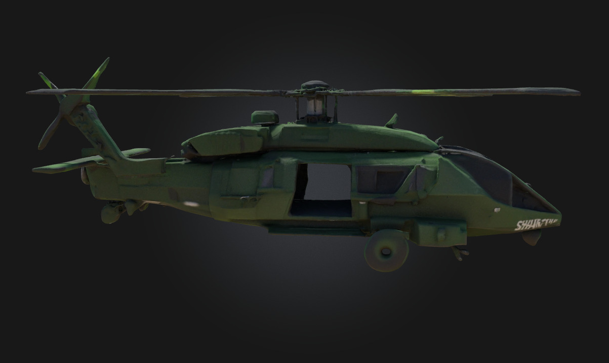 Stealth Chopper on Standby Silent Guardian Ready for Action 3D model_6