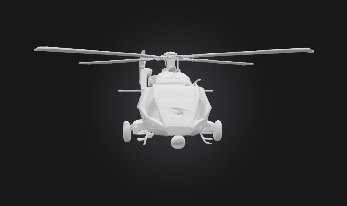 Stealth Chopper on Standby Silent Guardian Ready for Action 3D model_15