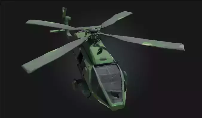 Stealth Chopper on Standby  Silent Guardian Ready for Action