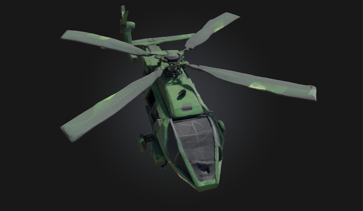 Stealth Chopper on Standby Silent Guardian Ready for Action 3D model_7