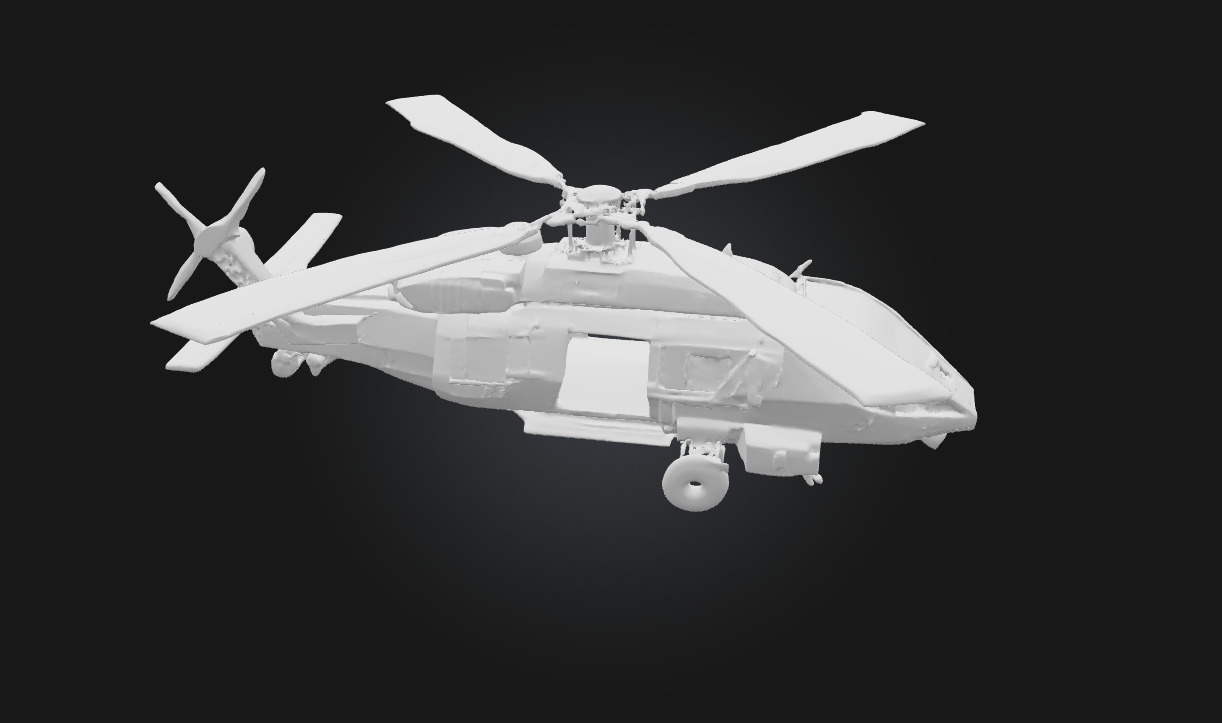Stealth Chopper on Standby Silent Guardian Ready for Action 3D model_14
