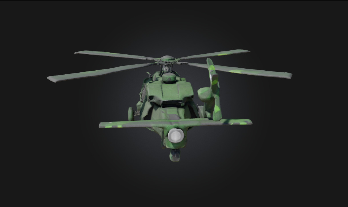 Stealth Chopper on Standby Silent Guardian Ready for Action 3D model_12