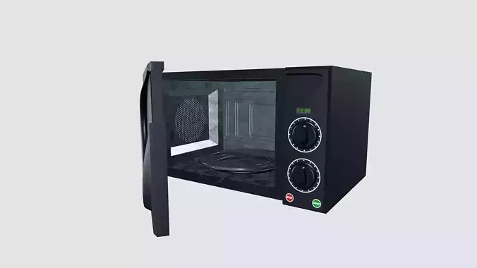 Microwave 3D model