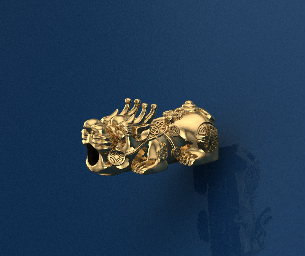 PeeSiv Chiness Lucky 3D print model_3