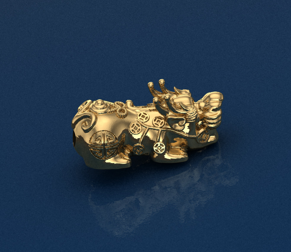 PeeSiv Chiness Lucky 3D print model_2