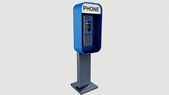 Pay Phone 3D model
